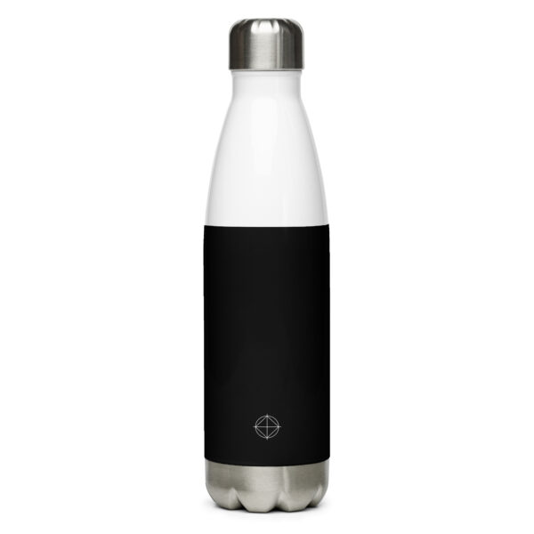 Stainless Steel Water Bottle (Black | Logo)