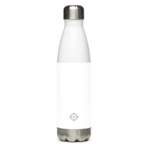 Stainless Steel Water Bottle (White | Logo)