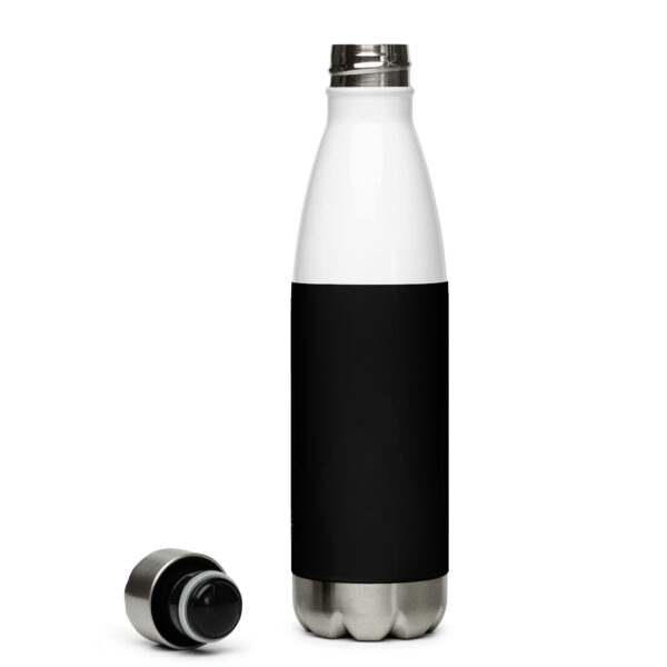 Stainless Steel Water Bottle (Black | Logo) - Image 2
