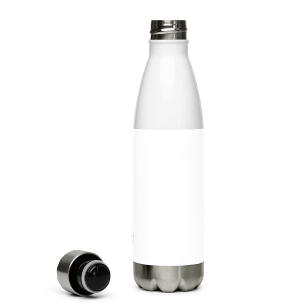 Stainless Steel Water Bottle (White | Logo) - Image 2