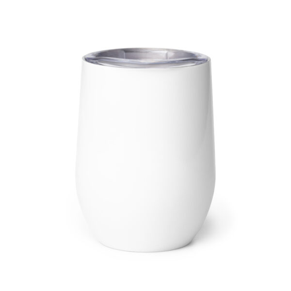 Wine tumbler (White | Logo) - Image 8