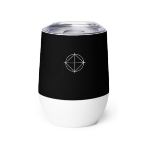 Wine tumbler (Black | Logo)