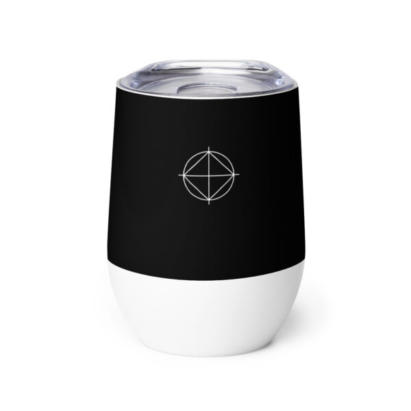 Wine tumbler (Black | Logo)