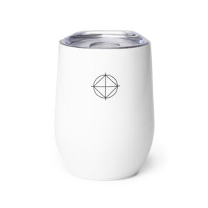 Wine tumbler (White | Logo)