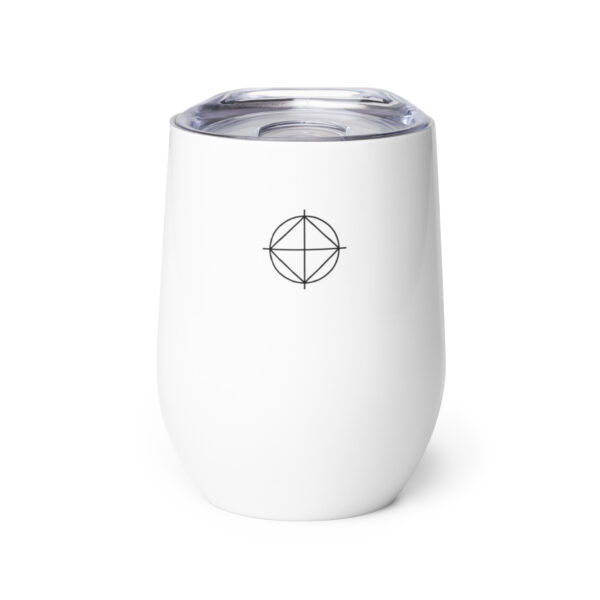 Wine tumbler (White | Logo)