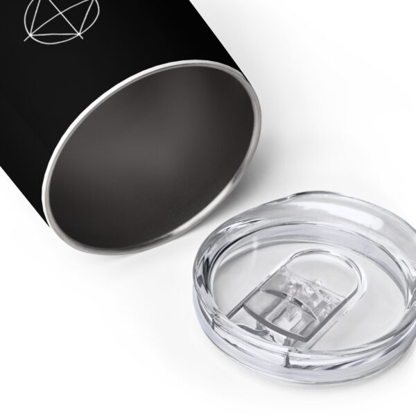 Wine tumbler (Black | Logo) - Image 3