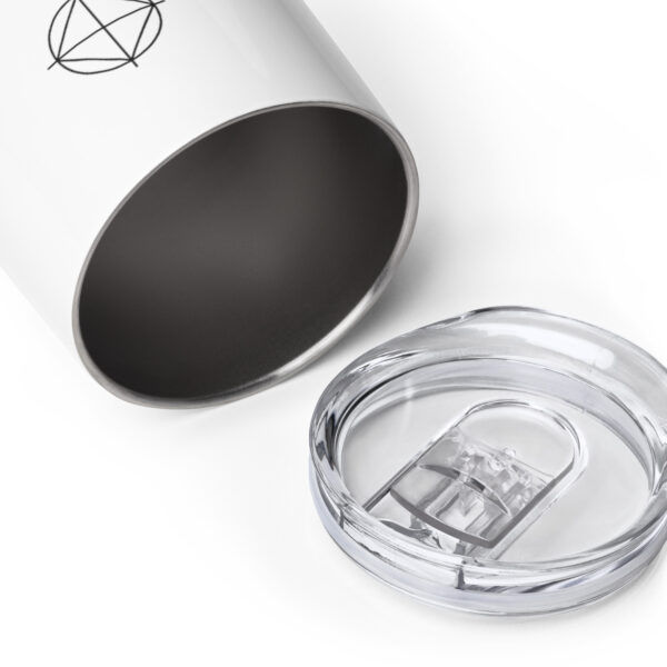 Wine tumbler (White | Logo) - Image 4
