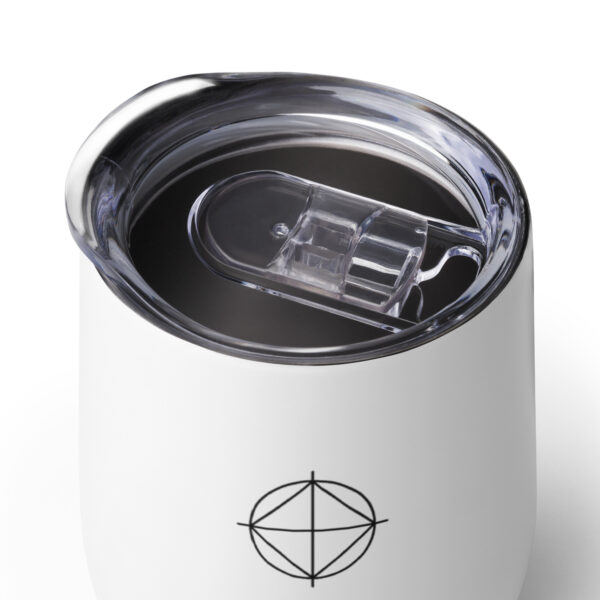 Wine tumbler (White | Logo) - Image 3
