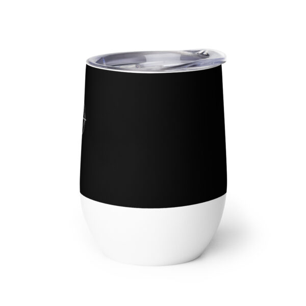 Wine tumbler (Black | Logo) - Image 8