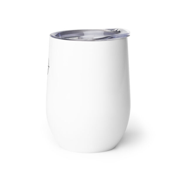 Wine tumbler (White | Logo) - Image 9
